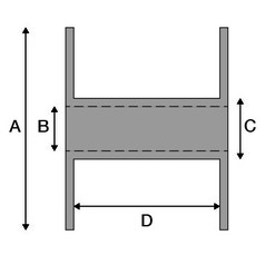 Carret Ø 130-34x63mm Reforçat